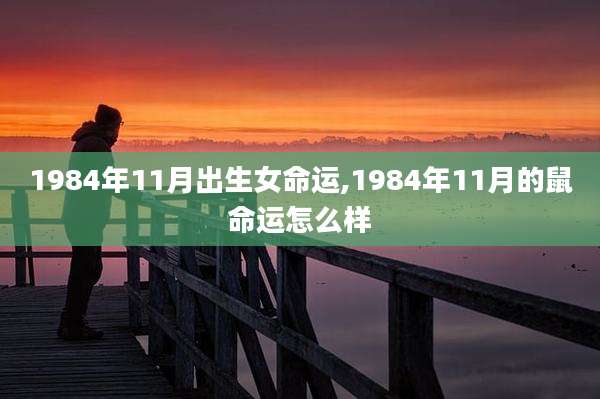 1984年11月出生女命运,1984年11月的鼠命运怎么样