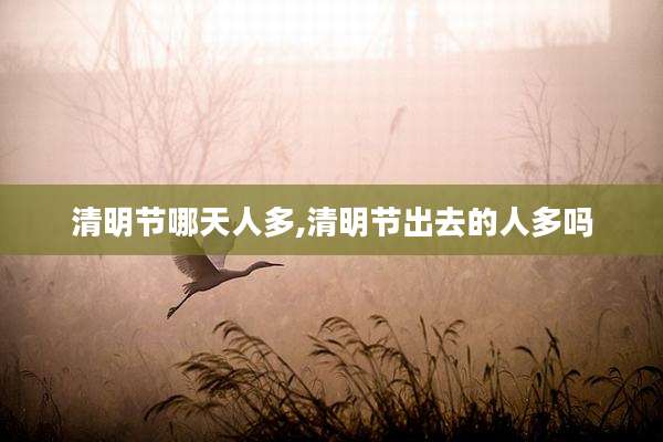 清明节哪天人多,清明节出去的人多吗