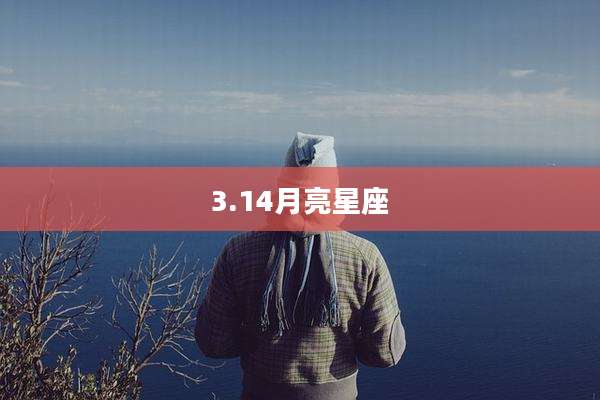 3.14月亮星座