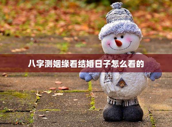 八字测姻缘看结婚日子怎么看的