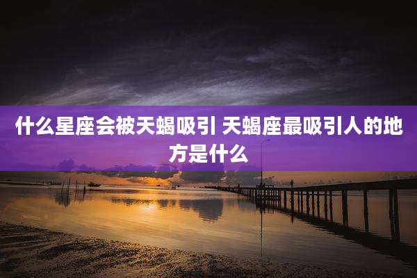 什么星座会被天蝎吸引 天蝎座最吸引人的地方是什么
