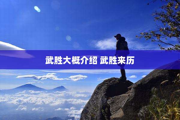 武胜大概介绍 武胜来历