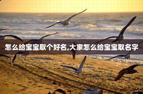 怎么给宝宝取个好名,大家怎么给宝宝取名字