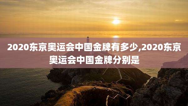 2020东京奥运会中国金牌有多少,2020东京奥运会中国金牌分别是