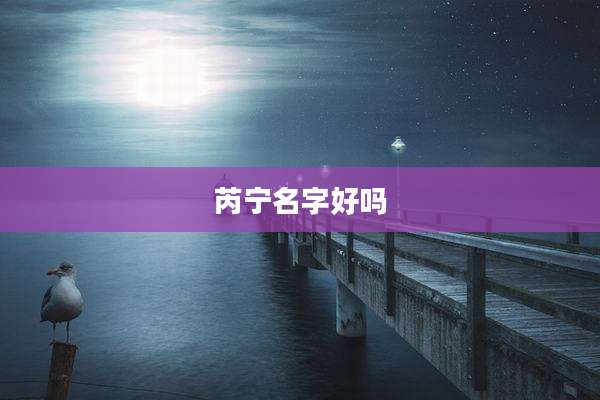 芮宁名字好吗