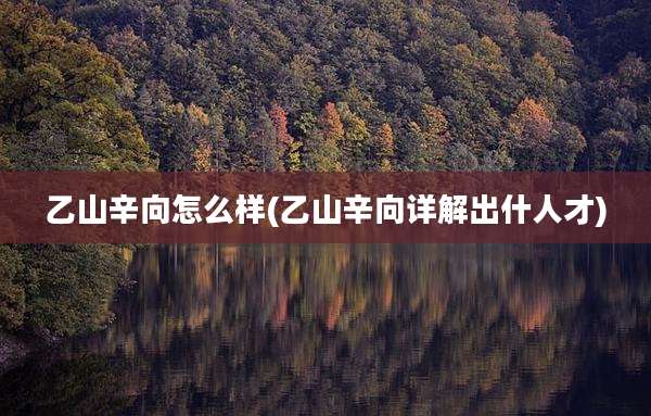 乙山辛向怎么样(乙山辛向详解出什人才)