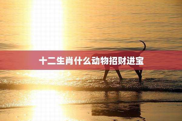 十二生肖什么动物招财进宝