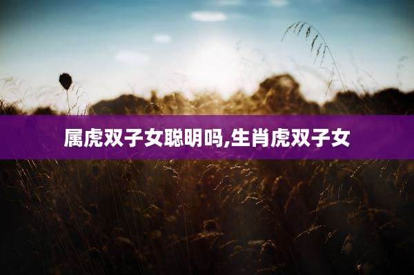 属虎双子女聪明吗,生肖虎双子女