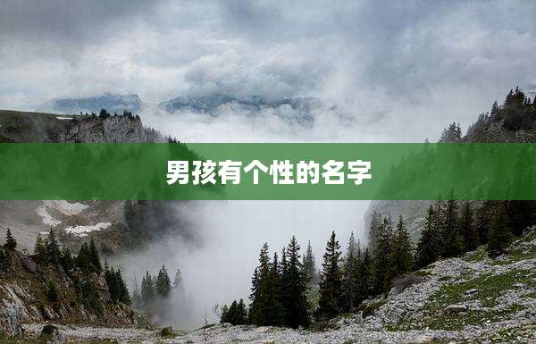 男孩有个性的名字