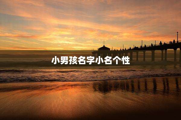 小男孩名字小名个性