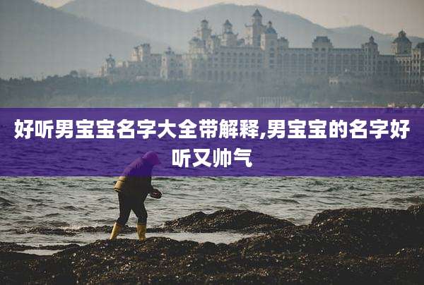 好听男宝宝名字大全带解释,男宝宝的名字好听又帅气