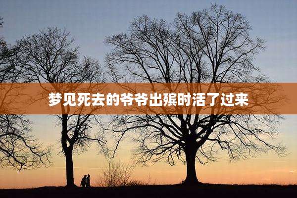 梦见死去的爷爷出殡时活了过来