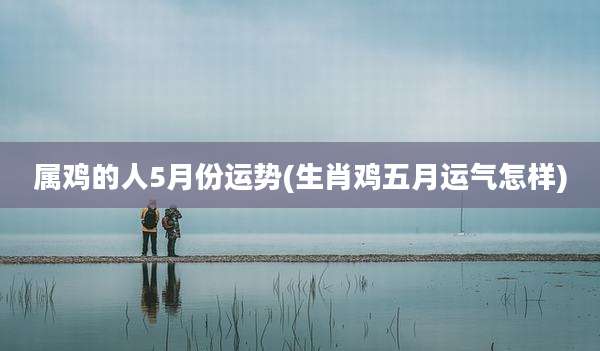 属鸡的人5月份运势(生肖鸡五月运气怎样)