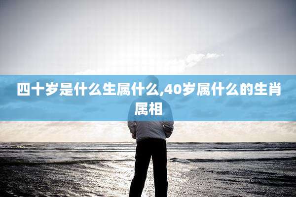 四十岁是什么生属什么,40岁属什么的生肖属相