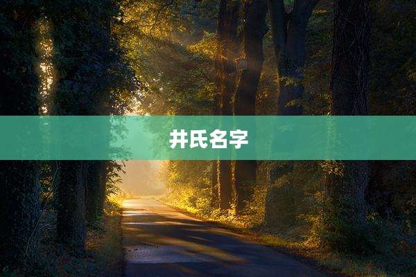 井氏名字