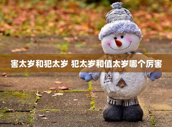 害太岁和犯太岁 犯太岁和值太岁哪个厉害