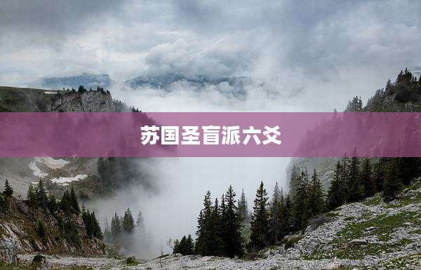 苏国圣盲派六爻