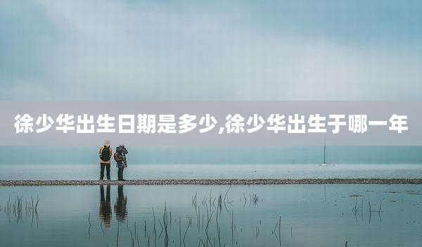 徐少华出生日期是多少,徐少华出生于哪一年