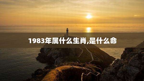 1983年属什么生肖,是什么命