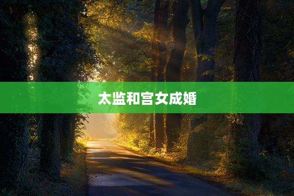 太监和宫女成婚