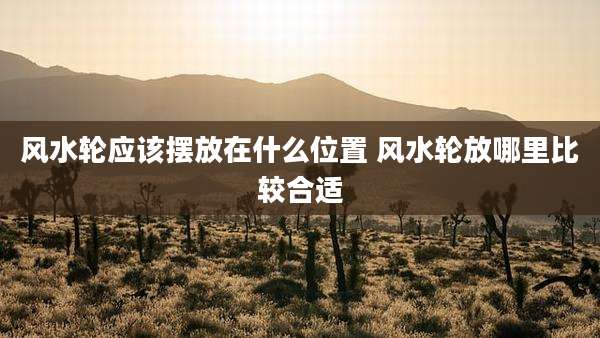 风水轮应该摆放在什么位置 风水轮放哪里比较合适