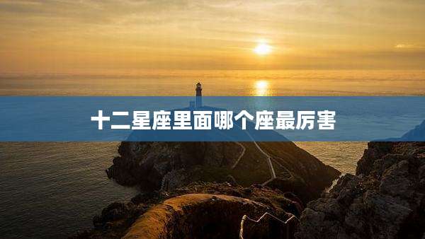 十二星座里面哪个座最厉害