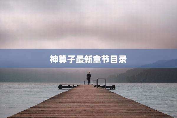 神算子最新章节目录