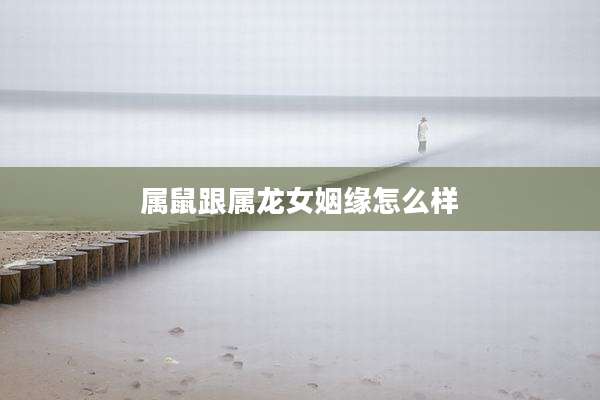 属鼠跟属龙女姻缘怎么样