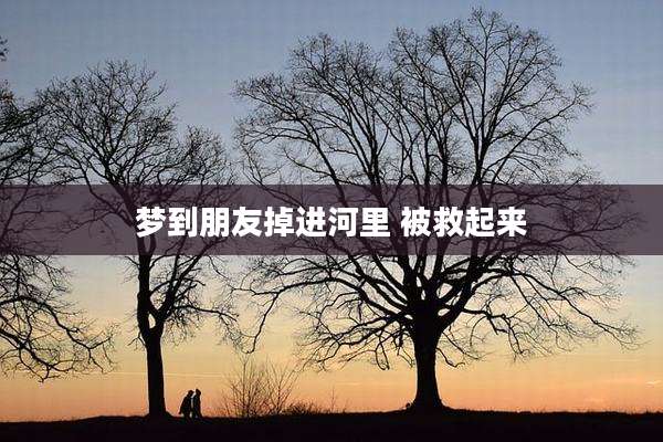 梦到朋友掉进河里 被救起来
