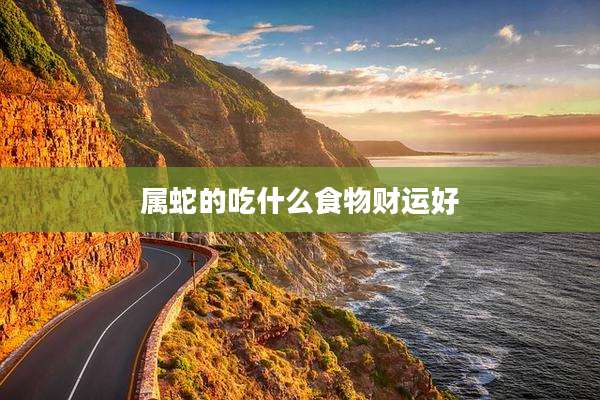 属蛇的吃什么食物财运好
