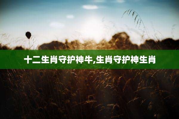 十二生肖守护神牛,生肖守护神生肖
