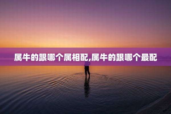 属牛的跟哪个属相配,属牛的跟哪个最配