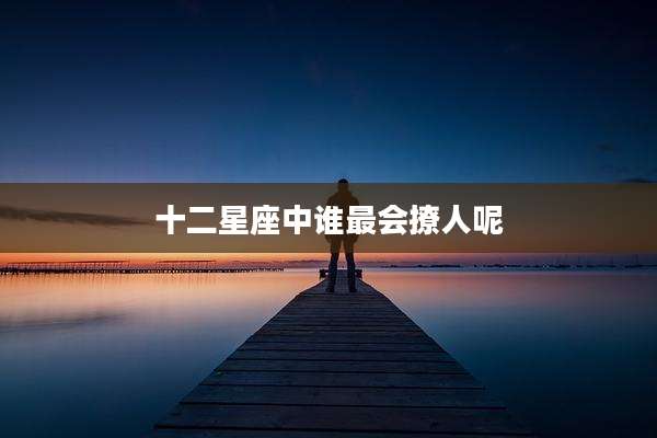 十二星座中谁最会撩人呢