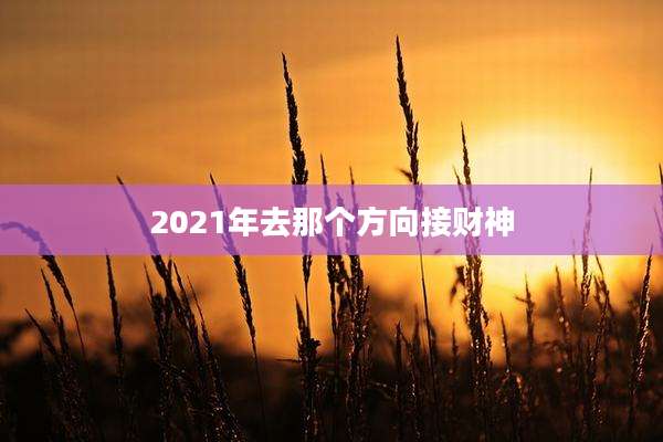 2021年去那个方向接财神