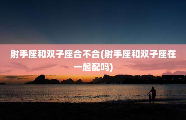 射手座和双子座合不合(射手座和双子座在一起配吗)