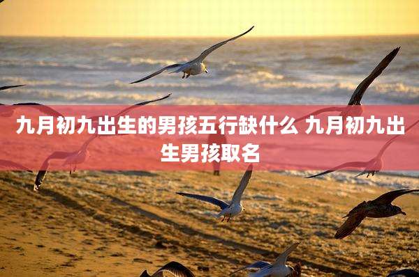 九月初九出生的男孩五行缺什么 九月初九出生男孩取名