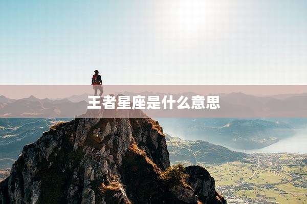 王者星座是什么意思