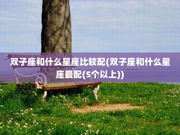 双子座和什么星座比较配(双子座和什么星座最配(5个以上))
