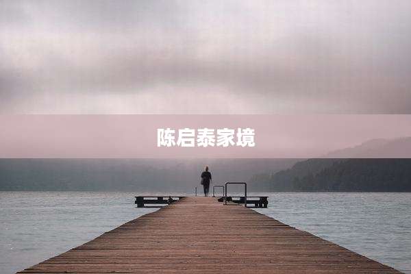 陈启泰家境