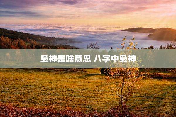枭神是啥意思 八字中枭神