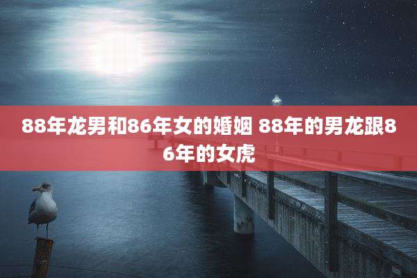 88年龙男和86年女的婚姻 88年的男龙跟86年的女虎