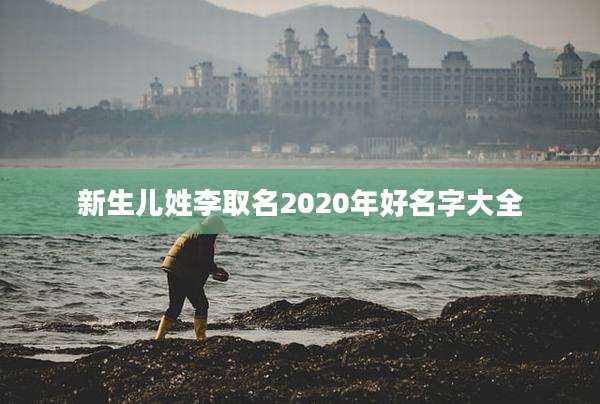 新生儿姓李取名2020年好名字大全
