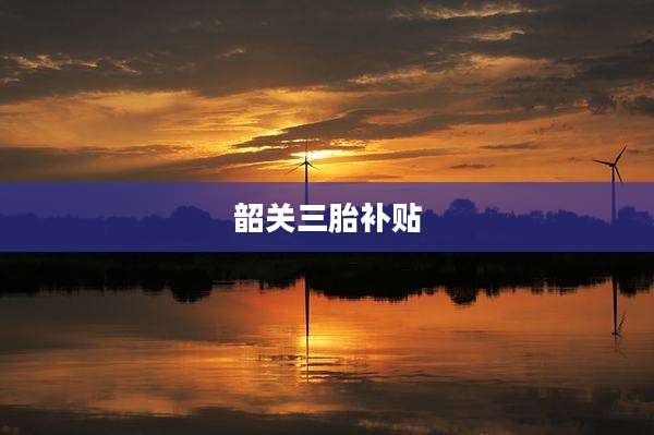 韶关三胎补贴