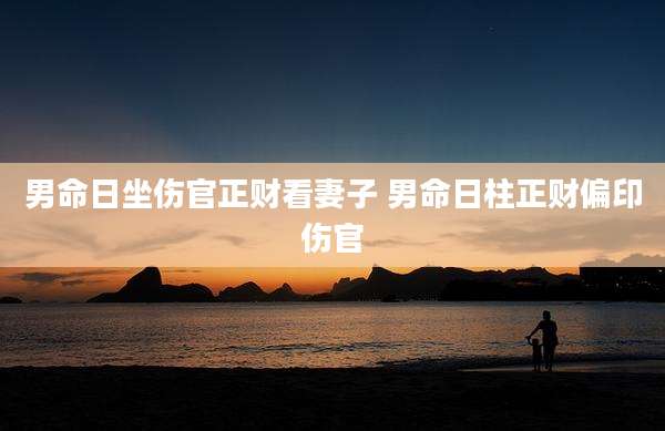男命日坐伤官正财看妻子 男命日柱正财偏印伤官