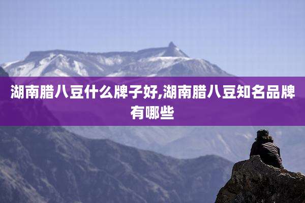 湖南腊八豆什么牌子好,湖南腊八豆知名品牌有哪些