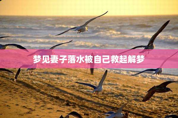 梦见妻子落水被自己救起解梦