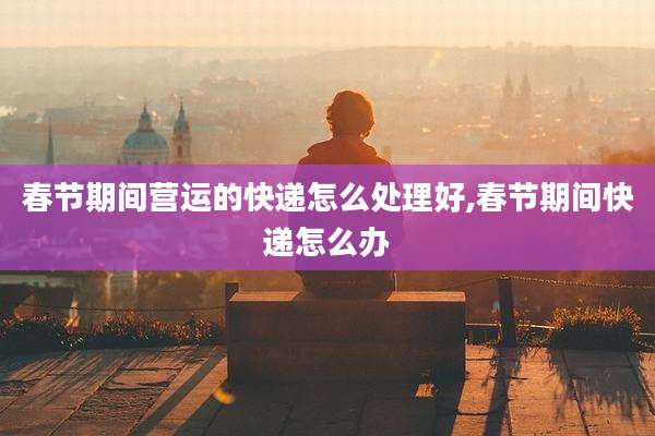 春节期间营运的快递怎么处理好,春节期间快递怎么办