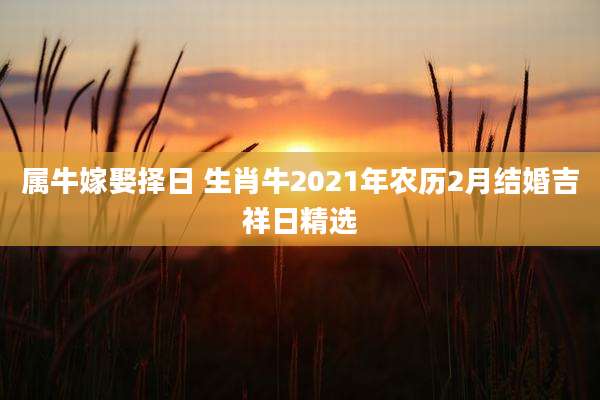 属牛嫁娶择日 生肖牛2021年农历2月结婚吉祥日精选