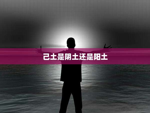 己土是阴土还是阳土