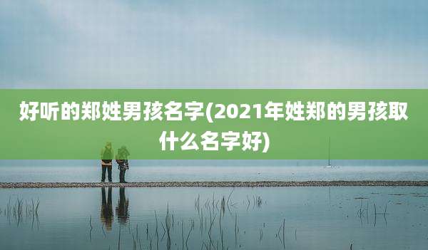 好听的郑姓男孩名字(2021年姓郑的男孩取什么名字好)